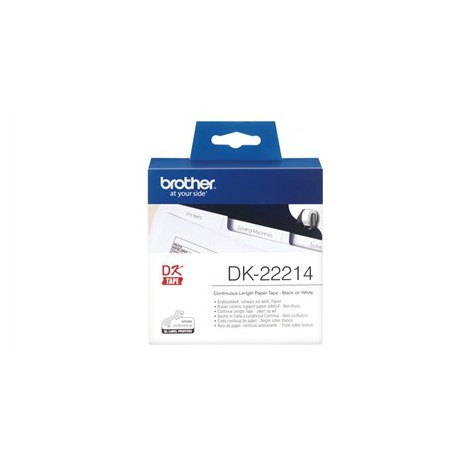 Brother | DK-22214 | Thermal paper | Thermal | White | Roll (1.2 cm x 30.5 m) - 2